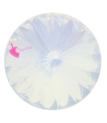 Rivoli in Resina 12 mm White Opal