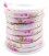 Cordoncino Tondo Fiori Effetto Seta 6x4 mm Rosa (1 metro)