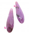 Ciondolo Goccia 40x12 mm colore Viola