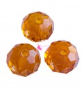 Perle Rondelle Mezzo Cristallo 10 mm Arancione