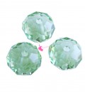 Perle Rondelle Mezzo Cristallo 10 mm Peridot