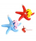 Charm Stella Marina con Cavalluccio Marino 40x42 mm