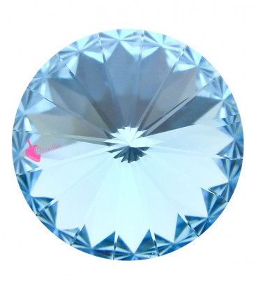 Rivoli SWAROVSKI® 1122 12 mm Aquamarine (2 pezzi)