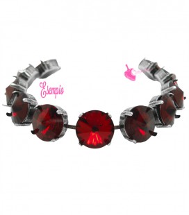 Base Bracciale con Castoni per Rivoli Swarovski 1122 12 mm