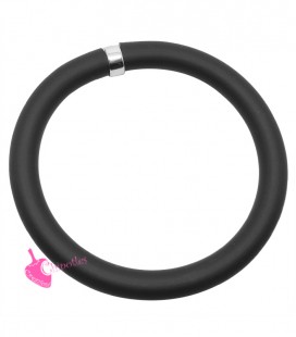 Base Bracciale per Charm Pvc Nero 8 mm