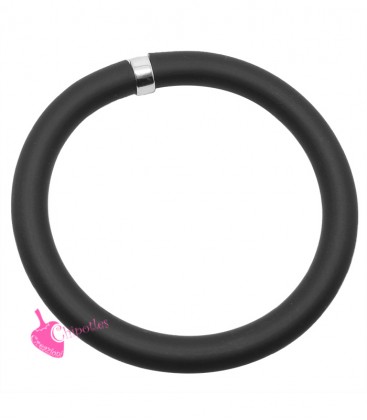 Base Bracciale per Charm Pvc Nero 8 mm