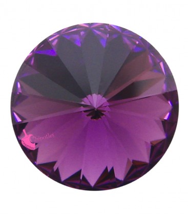 Rivoli Swarovski® 1122 12 mm Amethyst (2 pezzi)