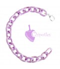 Base Bracciale Malva Mauve 14x10 mm Alluminio