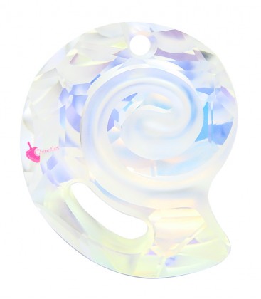 Ciondolo Sea Snail PF Swarovski® 6731 28 mm Crystal AB