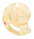 Ciondolo Sea Snail PF Swarovski® 6731 28 mm Crystal Golden Shadow