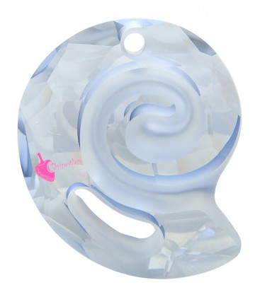 Ciondolo Sea Snail PF Swarovski® 6731 28 mm Crystal Blue Shade