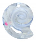 Ciondolo Sea Snail PF Swarovski® 6731 28 mm Crystal Blue Shade