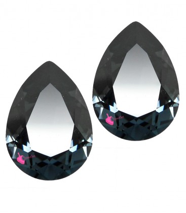 Goccia Swarovski® 4320 14x10 mm Graphite