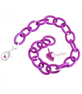 Base Bracciale 13x9 mm Alluminio Viola