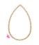 Elemento Goccia Diamantata 37x24 mm colore Oro Rosa