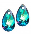 Ciondolo Goccia Swarovski® 6106 16 mm Crystal Bermuda Blue (2 pezzi)
