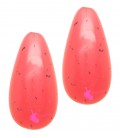 Perla Goccia con Foro Passante 26x14 mm Resina colore Rosa