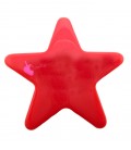 Perla Stella con Foro Passante 39x42 mm Resina colore Rosso