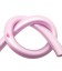 Cordoncino PVC 8 mm Forato colore Rosa Metallizzato (50 cm)