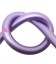 Cordoncino PVC 8 mm Forato colore Viola Metallizzato (50 cm)