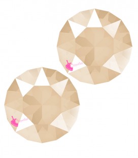 Chaton Swarovski® 1088 SS29 6 mm Crystal Ivory Cream