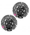 Chaton Swarovski® 1088 SS29 6 mm Crystal Black Patina