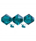 Biconi Swarovski® 5328 6 mm Emerald 205
