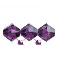 Biconi Swarovski® 5328 6 mm Amethyst