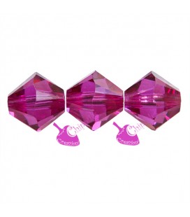 Biconi Swarovski® 5328 6 mm Fuchsia