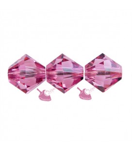 Biconi Swarovski® 5328 6 mm Rose 209