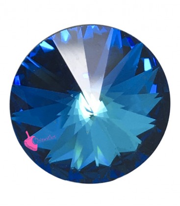 Rivoli Swarovski® 1122 12 mm Crystal Bermuda Blue (2 pezzi)