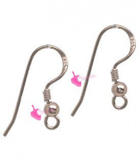 Monachelle Argento 925 Placcato Oro Rosa (1 Paio)