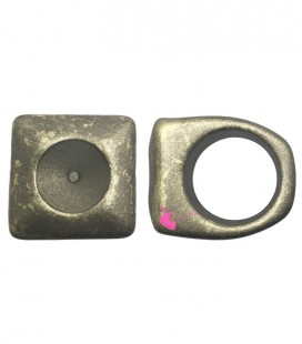 Anello in Resina per Rivoli 12 mm colore Oro Metallizzato