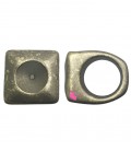 Anello in Resina per Rivoli 12 mm colore Oro Metallizzato