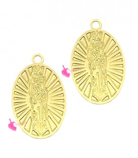 Ciondolo Madonnina 16x10 mm colore Oro