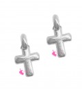 Ciondolo Croce 8x5 mm Argento Antico