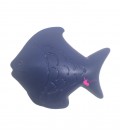 Perla Pesce Grande Resina 50x42 mm colore Blu Opaco