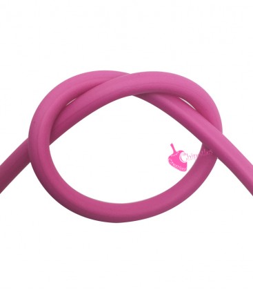 Cordoncino PVC Fucsia 4 mm Forato