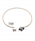 Bracciale Stella Pietre Argento 925 Rosé