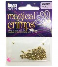 Magical Crimps Beadsmith® Schiaccini Tubolari 2 mm Oro