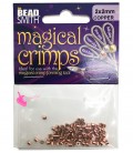 Magical Crimps Beadsmith® Schiaccini Tubolari 2 mm Oro Rosa