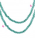 Filo Rondelle 6 mm Mezzo Cristallo Emerald AB