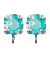 Base Orecchini a Perno con Chaton SW Crystal Laguna Delite SS39 8 mm