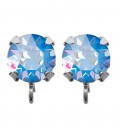 Base Orecchini a Perno con Chaton Swarovski Crystal Ocean Delite SS39 8 mm