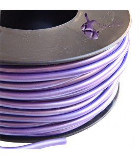 Cordoncino PVC 4 mm Forato colore Viola Metallizzato