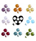 Perle Rondelle Miste 10 mm Mezzo Cristallo