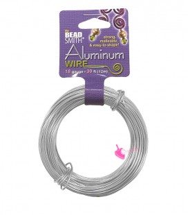 Filo Alluminio Beadsmith® 18 gauge 1,2 mm Argento