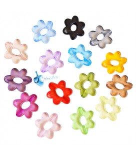 Perle Miste Fiore 6 Petali 17x20x3 mm