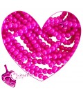 Perline Fucsia 4 mm Vetro (50 pezzi)