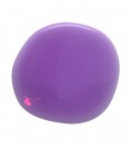 Perla Piatta Grande Resina 59x62 mm Violetto